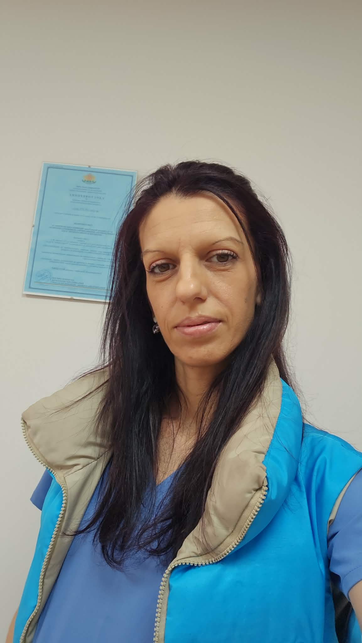 Димитрина Златева — медицинска сестра